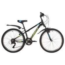 Велосипед FOXX 24" ATLANTIC черный, алюминий, размер 14" / скоростной велосипед